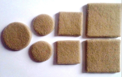 Imagen 3 de 4 de Felpa Topetina Autoadhesiva. 1 Pack De 4 Udes. 5 Cm D X 9 Mm