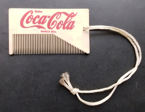 Coca Cola Antiguo Peine De Promoción 12x6cm Colección 1980´s