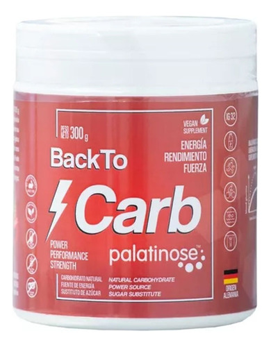 Back To Carb Palatinose Carbohidrato 300grs Bad Monkey