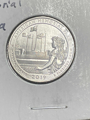 Estados Unidos Quarter Dollar 2018 American Memorial Mt16