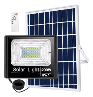 Reflector Solar Panel Solar Luz Blanca Seguridad Exteriores