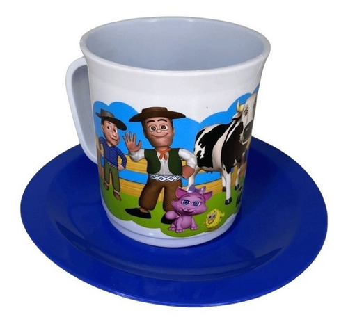 Set Taza Con Plato - La Granja De Zenon