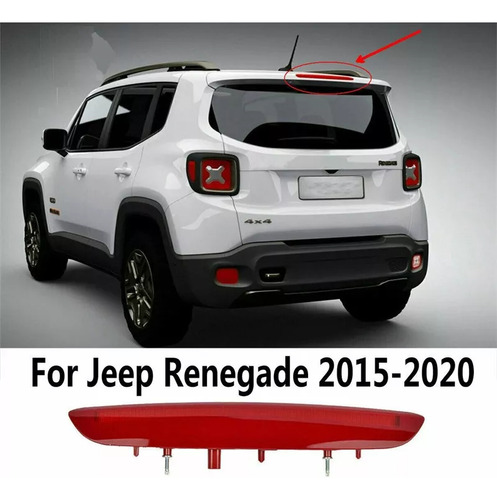 1pc 3ª Luz De Freio Alta 68247167aa 2015-2020 Jeep Renegade