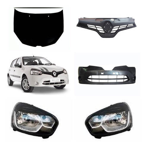 Capot Trompa Renault Clio Mio 2012 2013 2014 2015 2016 17 18