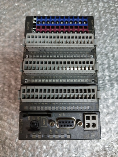 Vipa Cpu214, 214-1bc02, Con 4 Módulos Plc De Uso. (Usado)
