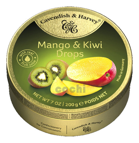 Caramelos Cavendish & Harvey Mango Y Kiwi Lata 200gr