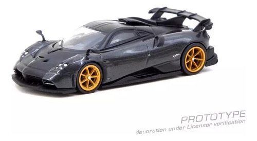 Tarmac Pagani Imola Grigio Knockhill Global64 Escala 1/64 Color Gris Oscuro