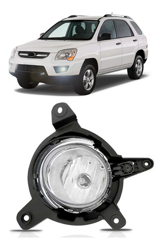 Farol Milha Auxiliar Sportage 2009 2010 2011 Com Lâmpada