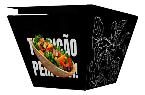 Embalagem Caixa Box Para Comidas Impermeavel 760ml 100un Feijoada