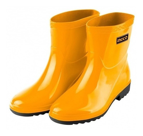 Bota Lluvia Corta Amarilla Talle 41 Ssh102l.41 Ingco - Smf