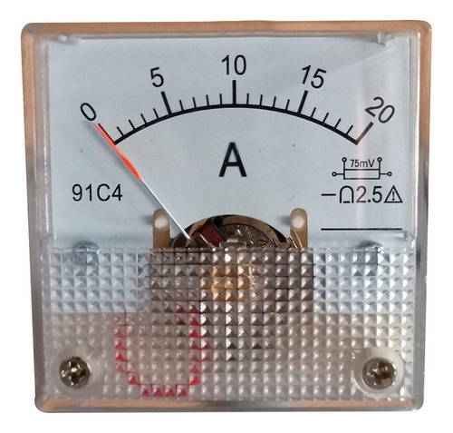 Amperímetro Dc, Panel Analógico, Medidor De Corriente, 0-30