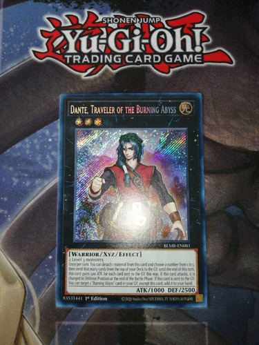 Dante Travaler The Burning Abyss Secret Yu-gi-oh! Original