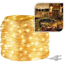 Comprar Guirnalda Alambre Hada Manguera Led Luces Navideñas Led 40m Arcashopping Luces De Navidad Exterior Luces Terraza Guirnalda Luces Exterior Guirnaldas Solares Jardin