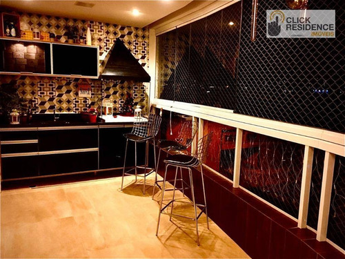 Imagem 4 de 25 de Apartamento Com 3 Suítes ( Espaço Gourmet - 3 Vagas ) `a Venda De 145,00 M² Por R$ 944.000 - B. Baeta Neves - São Bernardo Do Campo/sp - Ap0724