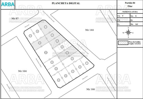 Imagen 15 de 16 de Lote - Quinta De 990m2 Con Casa En Venta - Pilar