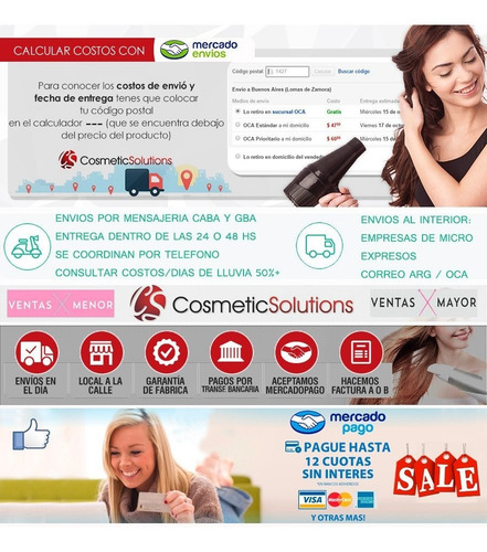 Secador Pelo Gama Eolic Travel Para Viaje Plegable Boquilla Potente Y Silencioso Garantia Cabello Suave Y Brillo (104)