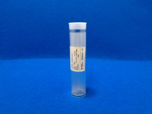 Tubo Capilar Para Punto De Fusion 100 X 1.5 A 1.8 Mm Kimax