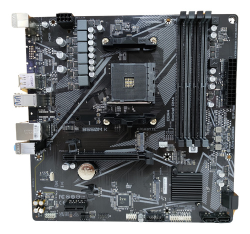 Placa Mãe Gigabyte B550mk Ddr4 Am4 Micro Atx Pronta Entrega