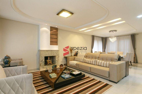 Imagem 2 de 30 de Casa Condomínio Fechado Com 4 Suítes À Venda, 268 M² Por R$ 2.289.000 - Santa Felicidade - Curitiba/pr - Ca0052
