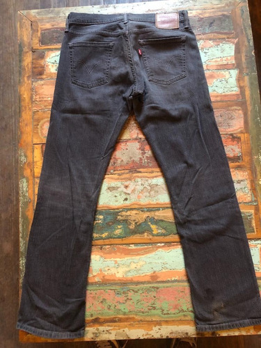 Jean Levis Gris Oscuro W32 L32 Made In Colombia Perf. Estado