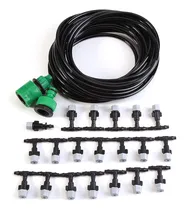 Comprar Tubería De Riego, 10m Kit De Riego Por Goteo Sistema De Refrigeración Automático Manguera Boquilla De Aspersión Jardín Patio Trasero Micro Riego