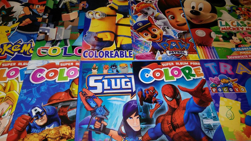 Libros De Coloreo Sorpresas Infantiles Fiestas Regalos Niños