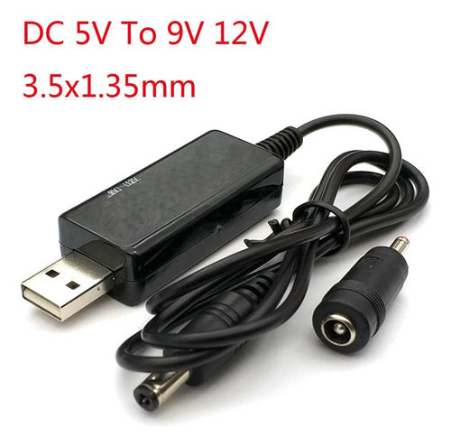 Conversor Usb Boost De 3,5 X 1,35 Mm, Conector De Aproximada