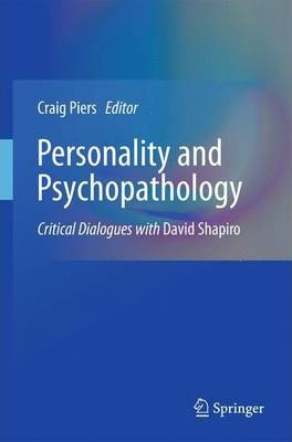 Libro Personality And Psychopathology - Craig Piers