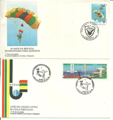 Imagem 2 de 2 de 05 Envelopes Fdc - Novos - Anos Diversos
