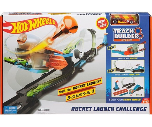 Pista De Autos Reto Lanzamiento De Cohete Hot Wheels Kanata