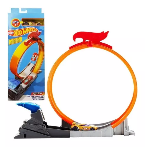 Hot Wheels Pista Revolução de Loopings - Mattel - Arco-Íris Toys