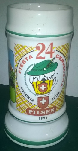 Jarra Cervecera De La 24a  Bierfest Pilsen 1992