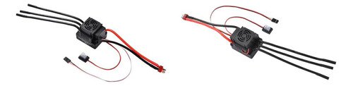 2 Controladores Esc Sin Escobillas De 120 A Para Rc Car Craw