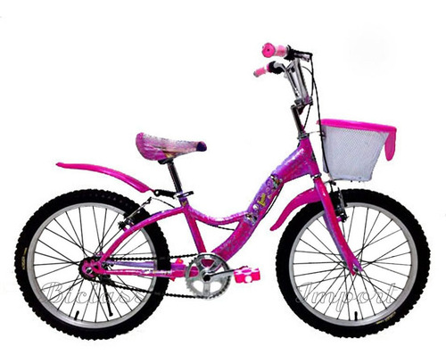 Bicicleta Niña Campera Aro 20/16/12 Piezas Aluminio Canasta