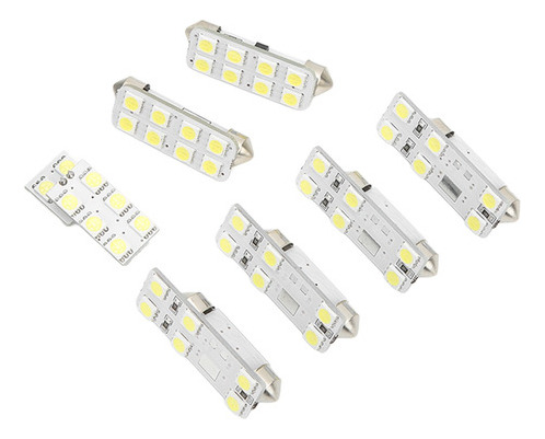 Luz Interior Del Coche 10pcs/set Smd 108leds Lectura Blanco