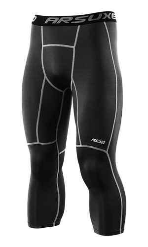 Arsuxeo Pantalones Capri 3/4 De Compresion Para Correr Para