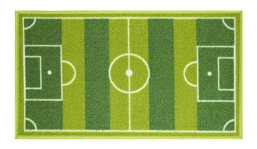 Tapete Diseño Cancha  De Futbol 45 X 75 Cm Envio Gratis