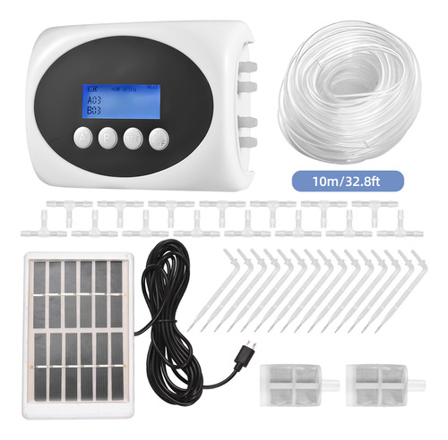 Kits De Bomba Dropper Lcd Para Plantas, Panel De Riego Dual