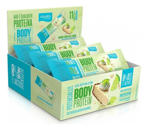 Body Protein Bar (9 Unid. 40g) Torta De Limão