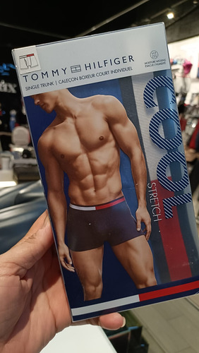 Boxer Tommy Hilfiger 1 Pieza Mod. 5672960012 Color Azul