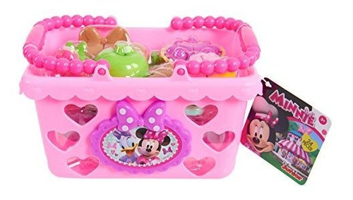 Just Play Minnie Bow Tique Bowtastic Cesta De Compras Set