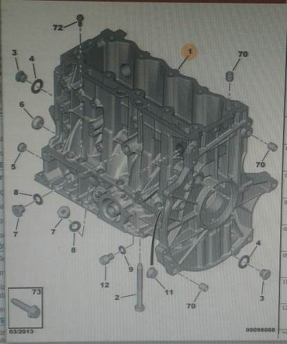 Imagem 8 de 9 de Bloco Motor - Peugeot 206 2008 2009 2010