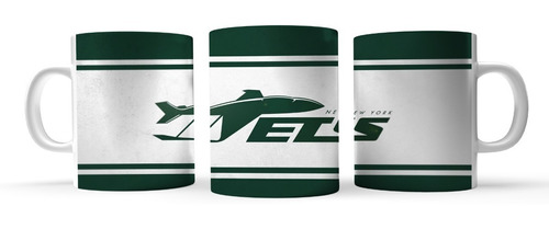 Taza Cerámica 11 Oz Nfl Jets New York Mod4