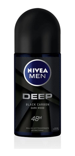 Desodorante Rollon Nivea Men Deep 50 Ml Dark Wood