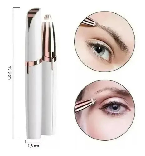 Caneta Depiladora Automática Feminina Sobrancelha Branco Finishing Touch Flawless Brows 2