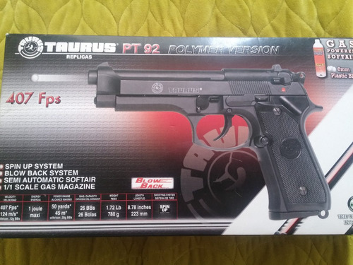 Pistola Airsoft Taurus Pt92 Polimero