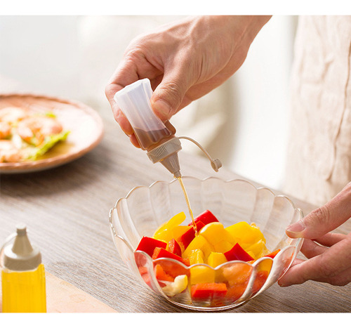 8 Botellas De 30 Ml, Minibotellas De Salsa De Tomate De 30 M