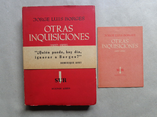 Jorge L. Borges Otras Inquisiciones Primera Edición No Envio
