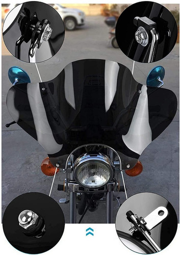 Parabrisas Universal Para Motocicleta Windshield Fairing