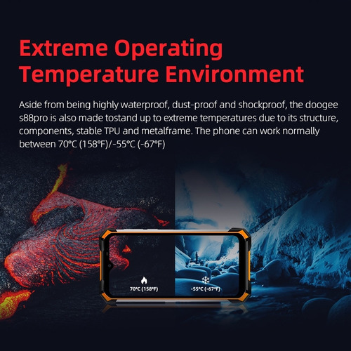 Doogee S88 Pro - Android 10 Smartphone Resistente Sumergible